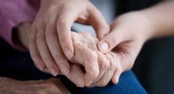 seniors hand